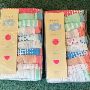 Trimfit Girls' Briefs Pack New in PKG XL 12-14 ) 20 pairs